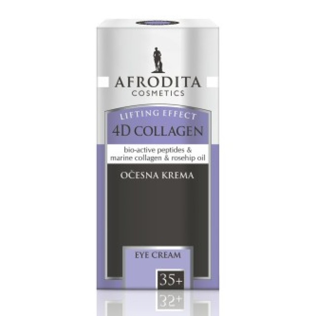 AFRODITA 4D COLLAGEN KREMA za područje oko očiju - Online Apoteka AFRODITA 4D COLLAGEN KREMA za područje oko očiju